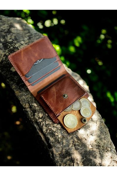 Kalkan deri Genuine Leather Wallet - Handmade - Special Design