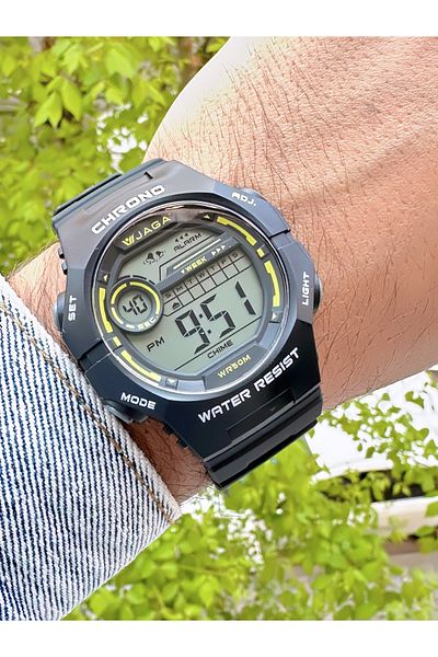 Ferrucci Jaga Men's Wristwatch with Chronometer Black Silicone Cord