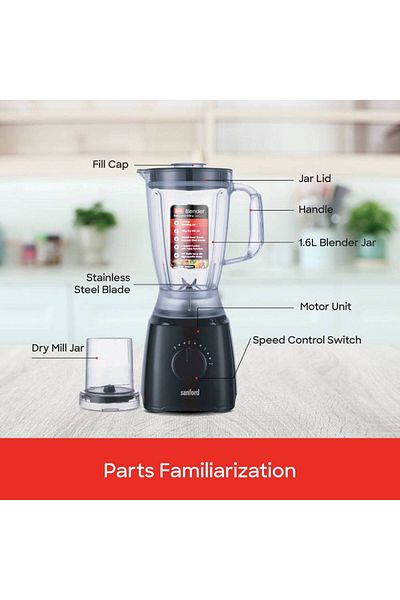 Sanford 2-in-1 Multifunctional Blender and Mill