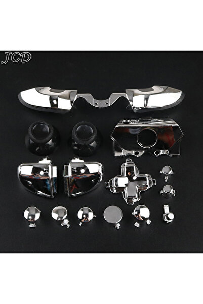 Choice مجموعة كاملة من أزرار التحكم JCD الفضية الكرومية لجهاز Xbox One Elite ...