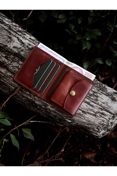 Kalkan deri Genuine Leather Wallet - Handmade - Special Design