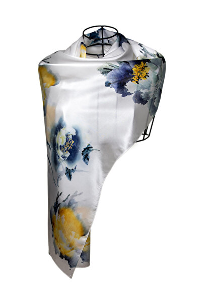 CASHMERE AND SİLK MAWLANA (53X173) șal din mătase pură