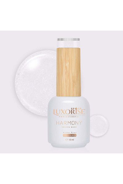LUXORISE Bază de cauciuc Hema Free Harmony - Silver Bliss 10ml