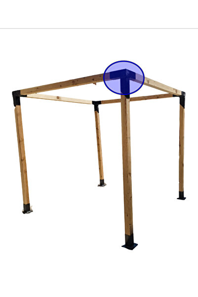Home Pergola Çardak kamelya köşe 8x8cm Demir Bağlantı 90° Metal montaj Aparatı Asma Kiti Braket
