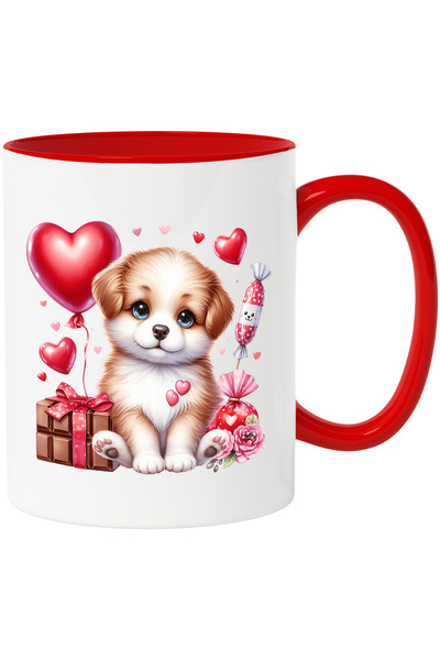 StoryGift Romania Cana Cu Un Catelus Vesel | Ilustratie | Cadou | Ciocolata |...