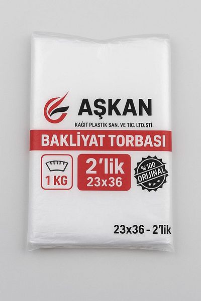 COLORPAK Transparent Nylon Bag 23X36Cm (Bilateral) Legume Meat Refrigerator Bag Quantity:1 kg