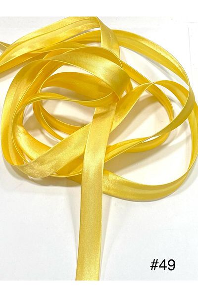 karantuhafiye Satin Bias 2 cm / Satin Bias Bias / 25 Meters