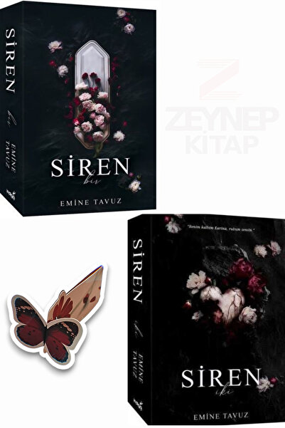 İndigo Kitap Siren 1 ve Siren 2(KARTONKAPAK)(Özel Tasarım Kelebek Ayraç Hediye)