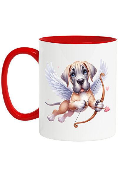 StoryGift Romania Cana Cu Un Caine Surprins Care Trage Cu Arcul | Ilustratie ...