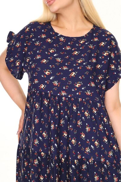 mervemoda Women's Large Size Sleeveless Summer Dress
