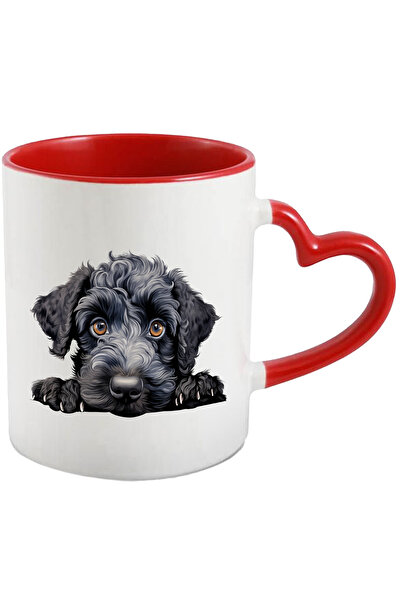 StoryGift Romania Cana Cu Un Caine Negru | Ilustratie | Privire Cam Trista | ...