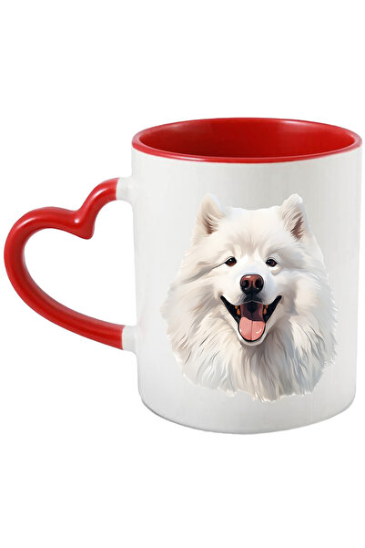 StoryGift Romania Cana cu un caine alb jucaus, ilustratie, bucuros, cel mai b...