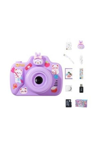 OEM Camera for kids, 2" display, microSD, USB charging, 5 games, creative filters and frames