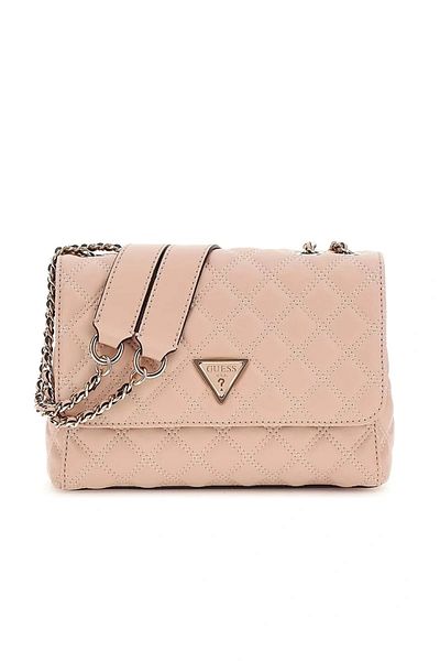 Guess Gıully 2 Cmprtmnt Cnvrtble Flp Women's Pink Crossbody Bag Hwqg8748200-Lbg