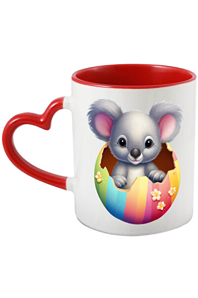 StoryGift Romania Cana Cu Un Ursulet Koala Care Iese Dintr-un Ou Spart | Ilus...