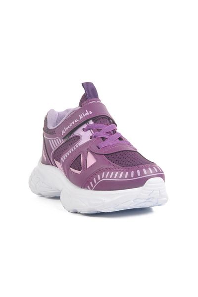 WALKWAY Purple-Lilac Textile Children's Sports Shoes Almera 1500 F
