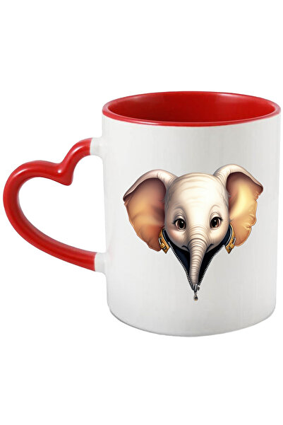 StoryGift Romania Cana Cu Un Elefant Timid | Ilustratie | Fermoar | Surprins ...