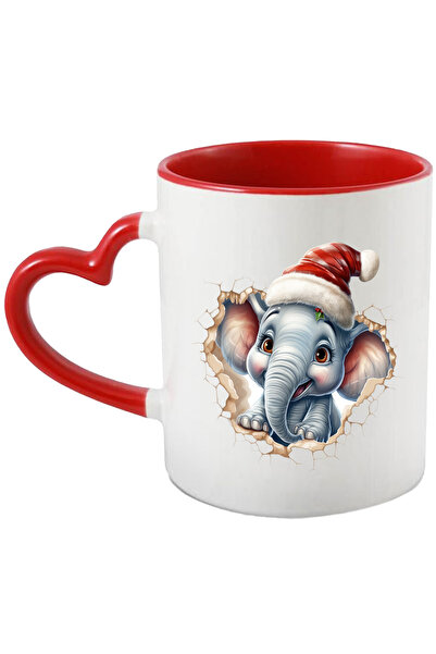 StoryGift Romania Cana Cu Un Elefant Micut Care Scoate Capul Printr-un Perete...