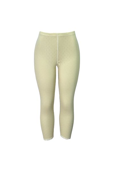City Rose Fashion 3-Pieces Women Underwear Leggings Perforated Cotton 100%