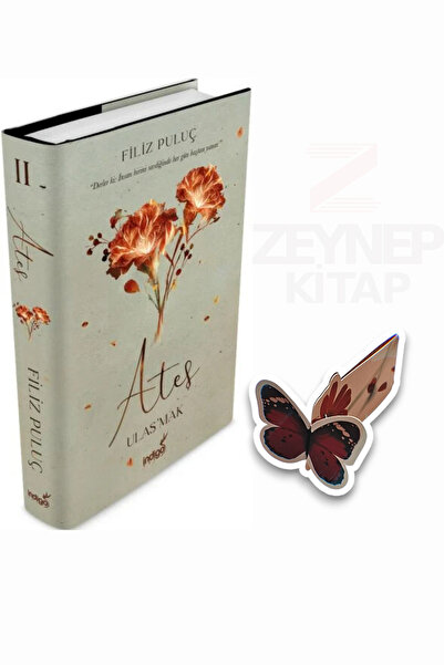 İndigo Kitap Ateş 2 Ulaşmak(CİLTLİ)(Özel Tasarım Kelebek Ayraç Hediye)