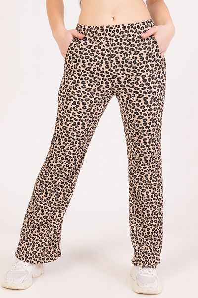 DPARİS Pantaloni pentru fete cu model leopard