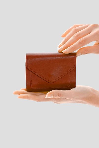 VANİLLA COLLECTİON Дамски мини модел портфейл с множество джобове за карти и очила за пари