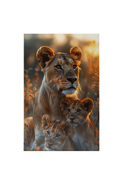 StoryGift Romania Tablou Canvas Sub Îmbrățișarea Apusului Călduros Stă Famili...