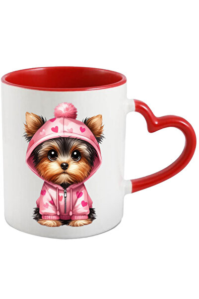 StoryGift Romania Cana Cu Un Catel Blanos De Talie Mica | Ilustratie | Poarta...