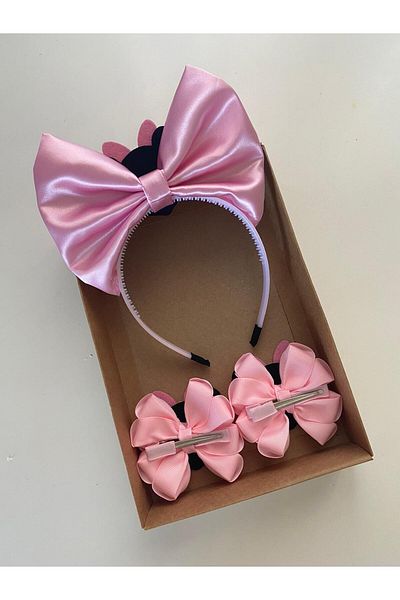 Minnie Mouse Crown Buckle Set