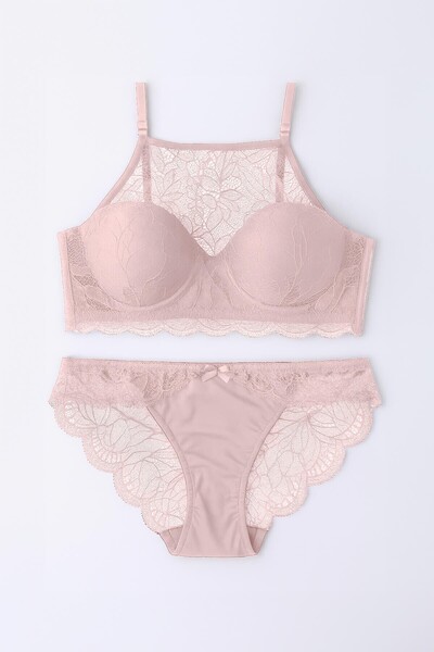 Pierre Cardin Women's Cup Crop Top Set