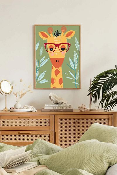 Dekorsiahome One Piece Wooden Frame Living Room Hall Kitchen Table Tk0300