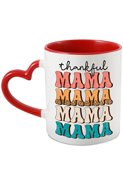 StoryGift Romania Cana Cu Mesajul "thankful Mama", Ilustratie, Motivational, ...