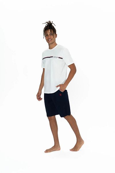 U.S. Polo Assn. U.S. Polo Assn. Men's Bottom Top Pajama Shorts Set