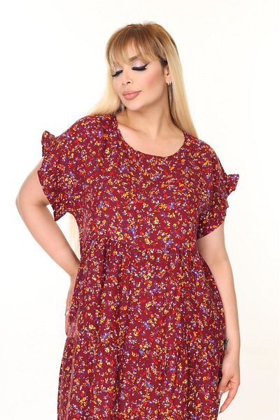 mervemoda Women's Plus Size Sleeveless Summer Dress