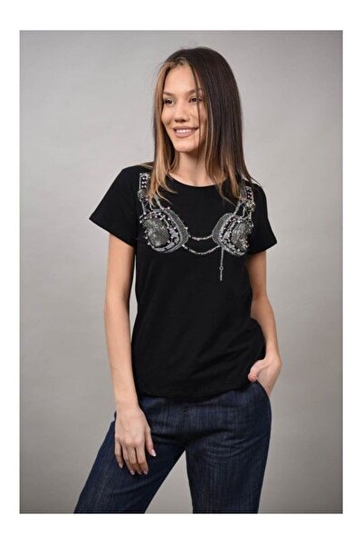 Monte Cervino TRICOU APLICATII CASTI BREEZE Negru S-M