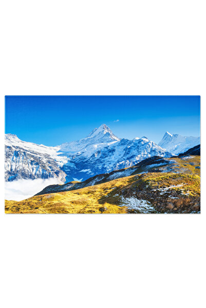 StoryGift Romania Tablou Canvas Peisaj Montan In Alpii Elvetieni, Varf, Natur...