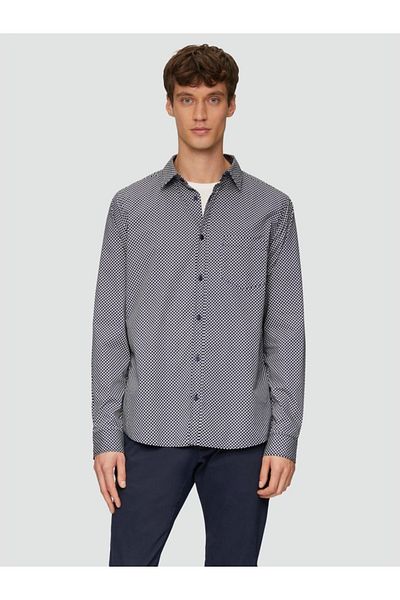 s.Oliver Cămașă - Albastru - Slim Fit