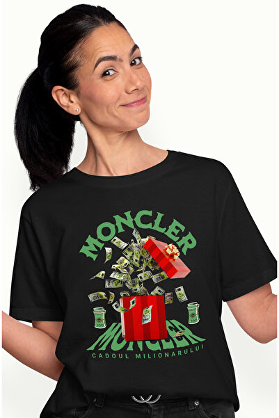 StoryGift Romania Tricou Femei Moncler - Cadoul Milionarului, Cu Imprimeu Pe ...