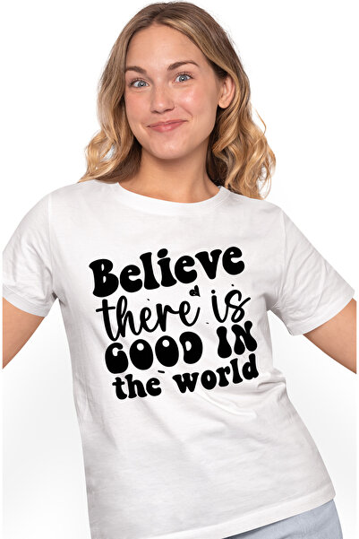 StoryGift Romania Tricou Femei Cu Inimioara Si Mesajul "crezi Ca Exista Bine ...