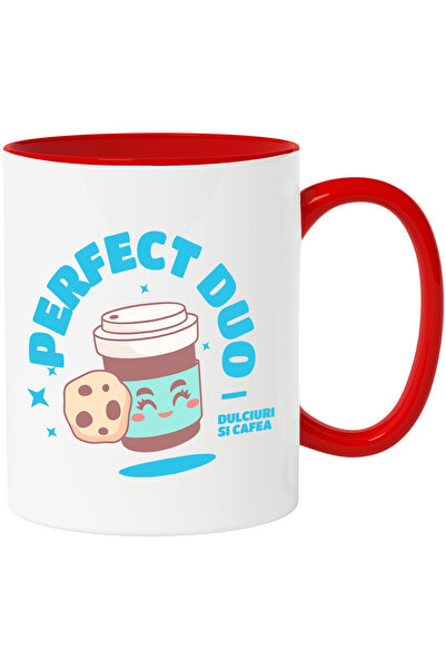 StoryGift Romania Cana Cu Cuplu Perfect Pahar De Cafea Cu Prajitura Text Perf...