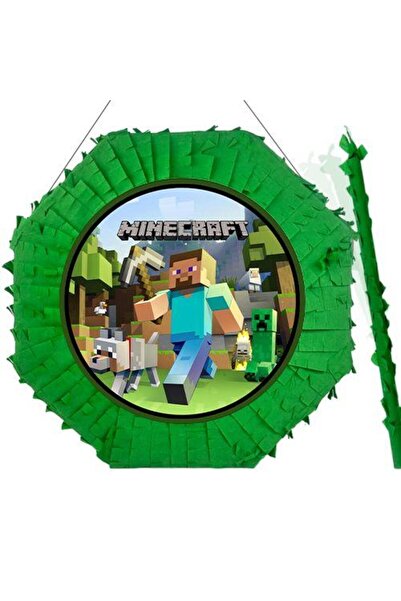 Parti Dükkanım P.Pinyata MİNECRAFT 42cm sopalı