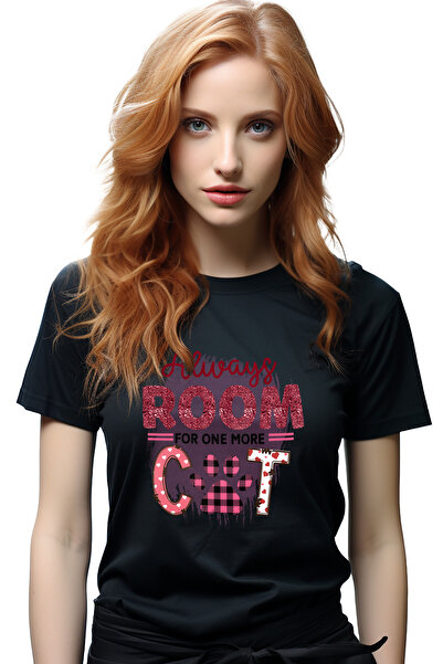 StoryGift Romania Tricou Femei Cu Mesajul "always Room For One More Cat", Mer...