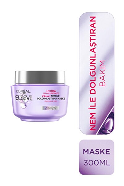 ELSEVE Hydra [hyaluronic] 72 Saat Nem ile Dolgunlaştıran Maske 300ML