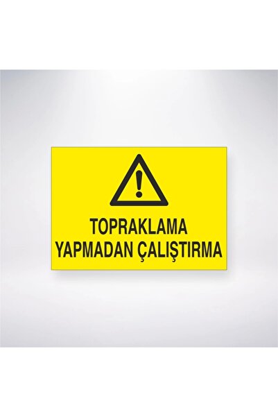 Reysa Tasarım Run Without Grounding Sticker 20X28 cm