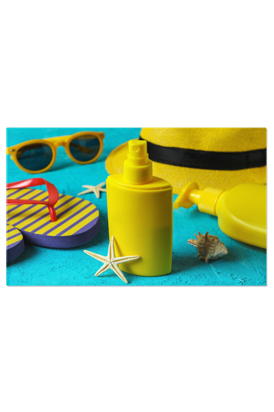 StoryGift Romania Tablou Canvas - Protectie Solara: Vacanta Si Siguranta