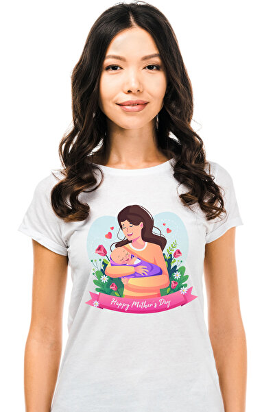 StoryGift Romania Tricou Femei Cu Mesaj In Engleza Happy Mother's Day, Ziua M...