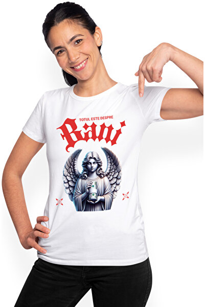 StoryGift Romania Tricou Femei Inger De Piatra, Totul Este Despre Bani Teanc ...