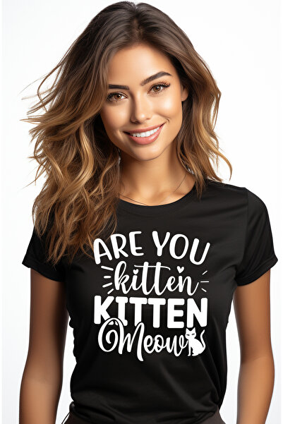 StoryGift Romania Tricou Femei Pentru Iubitorii De Pisicute Cu Mesaj In Engle...