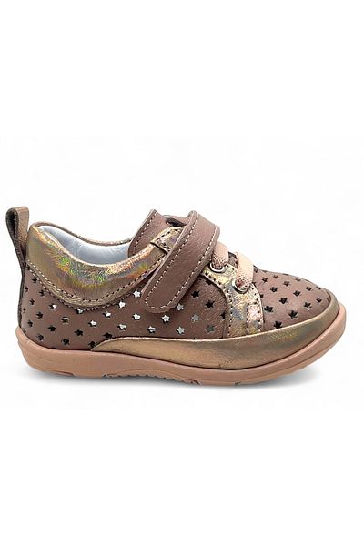Perlina Leather Orthopedic Sole Baby Girl First Step Shoes