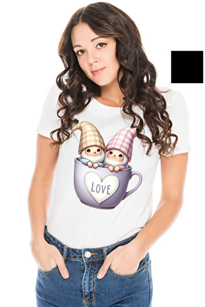 StoryGift Romania Tricou Femei Cu Doi Gnomi Fericiti Intr-o Tricou Femei, Cu ...